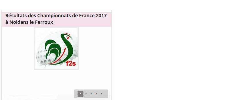 Chp France NOIDANS - Résultats
